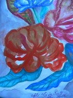Segement aus dem Bild "Die Blumen der Musen"