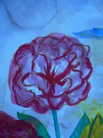 Segment aus dem Bild "Die Blumen der Musen"